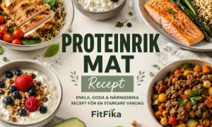 Läckra recept på proteinrik mat: kyckling, lax, bär och mer för en starkare vardag.