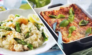 Krämig risotto med räkor och sparris samt en läcker lasagne. Hitta ditt nästa recept viktnedgång gratis här!